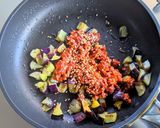 茄子と肉味噌ボロネーゼ作り方5写真