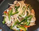 豚バラ肉といろいろ野菜の甜麺醤炒め作り方6写真