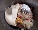 ふんわり鶏つくね和風ハンバーグ☆弁当にも作り方4写真