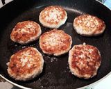 ふんわり鶏つくね和風ハンバーグ☆弁当にも作り方5写真