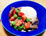 夏野菜のうまうま丼作り方14写真