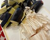 ナスとエノキのバターポン酢炒め!うまい!作り方1写真