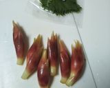 みょうがと大葉の甘酢漬け作り方1写真