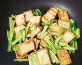 牛肉と絹厚揚げの小松菜炒めカレー風味作り方12写真