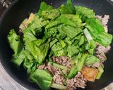 牛肉と絹厚揚げの小松菜炒めカレー風味作り方14写真