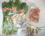 鶏小松菜のビタミン中華炒め♪簡単食養生作り方1写真