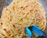 混ぜるだけ！濃厚たらこクリームパスタ作り方7写真