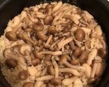 いんげん豆としめじたっぷり炊き込みご飯作り方1写真
