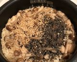 いんげん豆としめじたっぷり炊き込みご飯作り方2写真