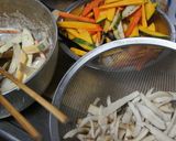 夏野菜でかき揚げ作り方2写真