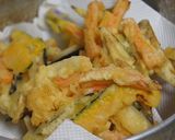 夏野菜でかき揚げ作り方3写真