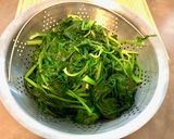 ほうれん草ツナゴマ和え（作り置き）作り方1写真