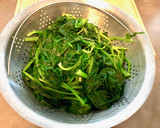 ほうれん草ツナゴマ和え（作り置き）作り方1写真