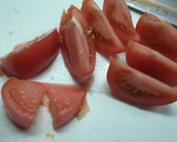 レンジで♪トマトと薄揚げの甘辛煮作り方2写真