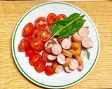 ミニトマトのスペイン風オムレツ作り方1写真