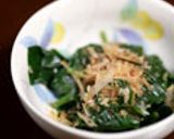 庭で収穫 おかわかめのおひたし作り方4写真