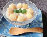 みりんで作る♪桃のフローズンヨーグルト作り方8写真