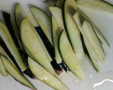 ナスと甘長唐辛子の茹でびたし！作り方1写真