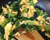 小松菜卵の炒め作り方11写真