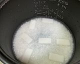 切り餅と白米でおはぎ作り方1写真