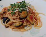 ナスとベーコンのパスタアラビアータ作り方4写真