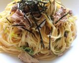 mレンジで！鯖（ツナ）缶の和風パスタ作り方5写真