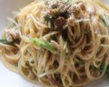 mレンジで！鯖（ツナ）缶の和風パスタ作り方6写真