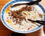 簡単★うどんアレンジ★豆乳坦々うどん★作り方6写真