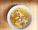 旨味!椎茸と玉ねぎと人参のお味噌汁作り方9写真