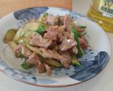 胡瓜と豚切り落としの炒め物(中華)作り方10写真