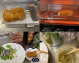 残り物の一口串カツ1本をサンドイッチに作り方2写真