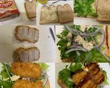 残り物の一口串カツ1本をサンドイッチに作り方3写真