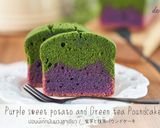 紫芋と抹茶パウンドケーキ作り方17写真