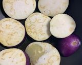 丸茄子のサルサチーズ焼き作り方3写真