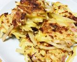 お好み焼き風じゃがいものとろけるチーズ焼作り方3写真