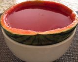 丸ごと（半玉）スイカゼリー作り方6写真