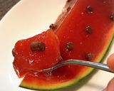 丸ごと（半玉）スイカゼリー作り方9写真