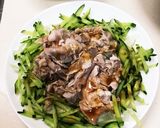千切り野菜の冷しゃぶサラダ作り方4写真