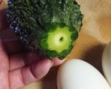簡単！丸ごとエッグゴーヤー作り方3写真