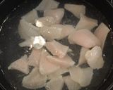 白身魚と豆腐とニラのキムチ煮込み作り方2写真