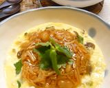 即!おぼろ豆腐♪なめ茸あん作り方3写真