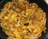 豚バラ肉と油揚げと玉ねぎのXO醤炒め作り方4写真