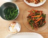 お弁当★スナップエンドウ米油漬け★常備菜作り方4写真
