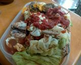 時短!!ステーキ肉のキャベツ巻 鯖トマト作り方4写真