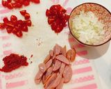 ☆青じそチューブの和風トマトパスタ☆作り方1写真