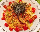 ☆青じそチューブの和風トマトパスタ☆作り方5写真