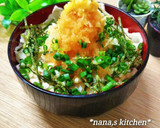 あっさり簡単ご飯♪冷しゃぶタヌキおろし丼作り方4写真
