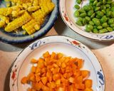 あまくてジューシー！カラフル夏野菜の焼売作り方2写真
