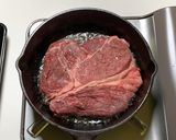 牛肉のステーキ　ゴールドキウイソース作り方4写真