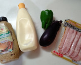 なすとピーマンのマヨマスタード炒め作り方1写真